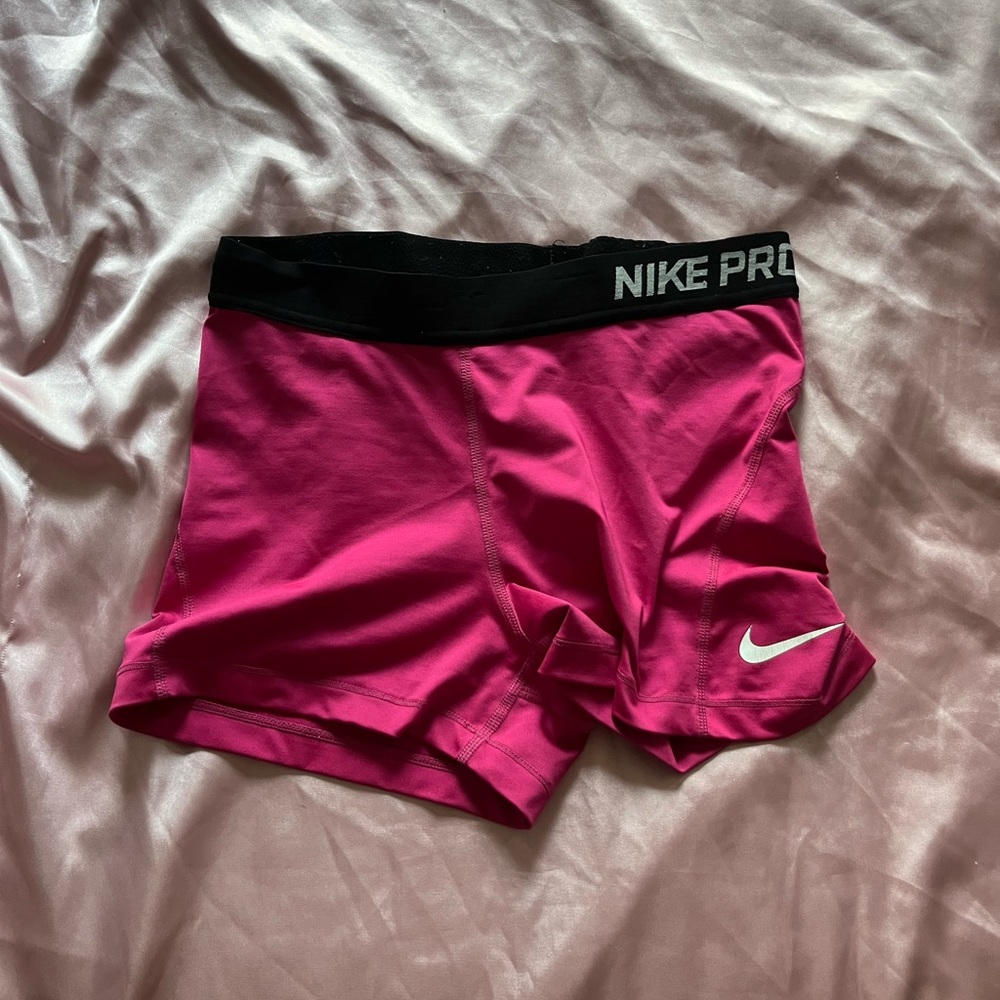 Pink Nike spandex